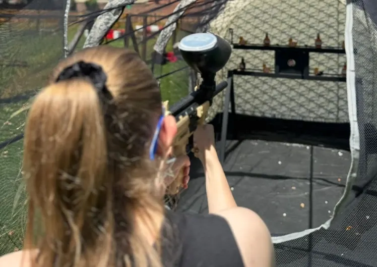 Alquiler de túnel de paintball para kermés y ferias en Bogotá.